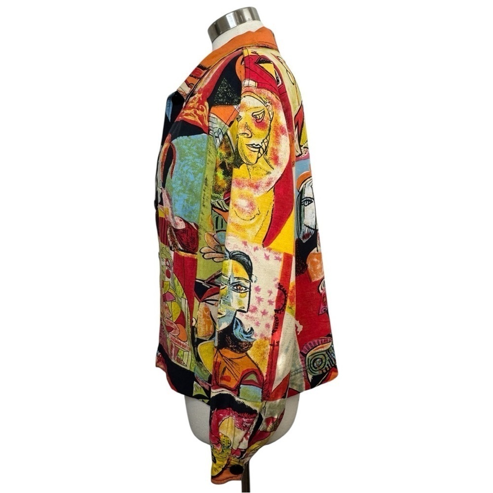KAKTUS Vintage Abstract Picasso Print Jacket size L - Picture 6 of 7